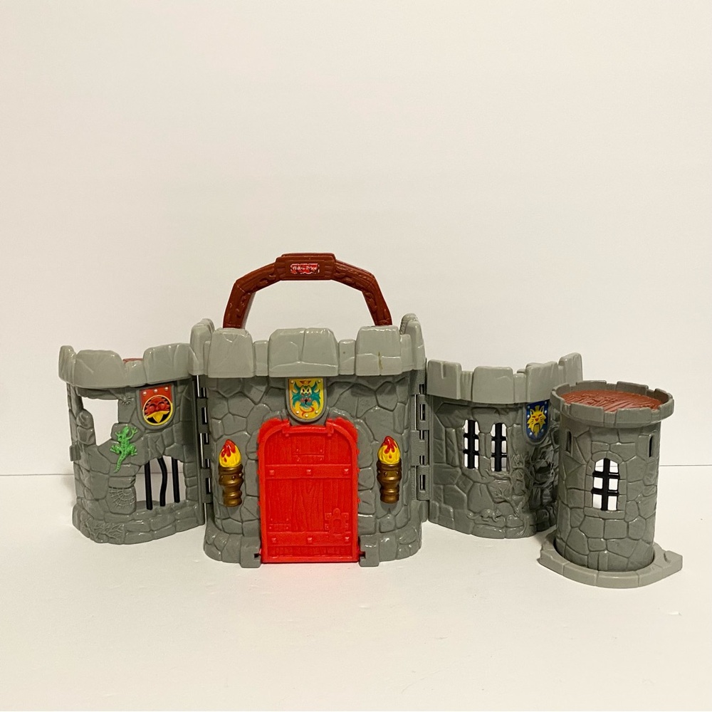 Fisher Price Great Adventures All In One Castle Take Along Playset 1998 Vintage